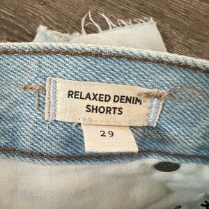 Madewell Relaxed Denim Shorts